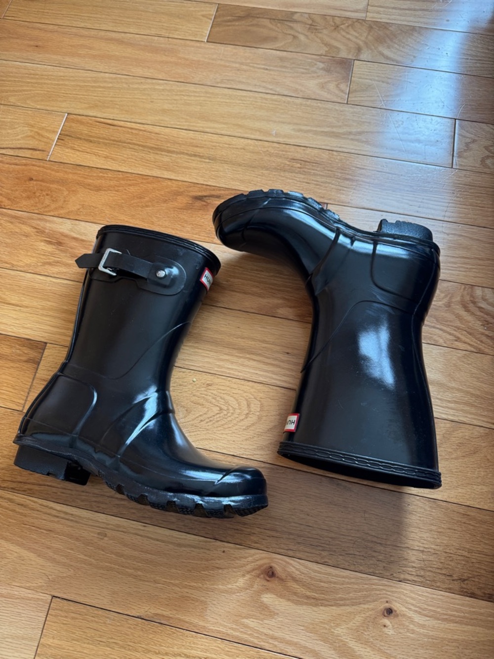 Hunter Women’s Original Short Gloss Rain Boots - Picture 7 of 7